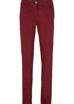 bonprix Bekleidung·Kleider|Hosen|Stretch-Hose, Slim Fit ahornrot