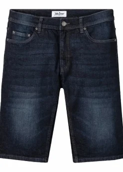 Stretch-Jeans-Bermuda mit verstärktem Schritt, Regular Fit|bonprix Sale