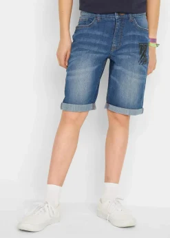 Stretchjeans-Bermuda, Slim Fit|bonprix Best