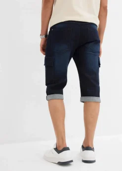 Stretch-Jeans-Cargobermuda, Regular Fit|bonprix Best