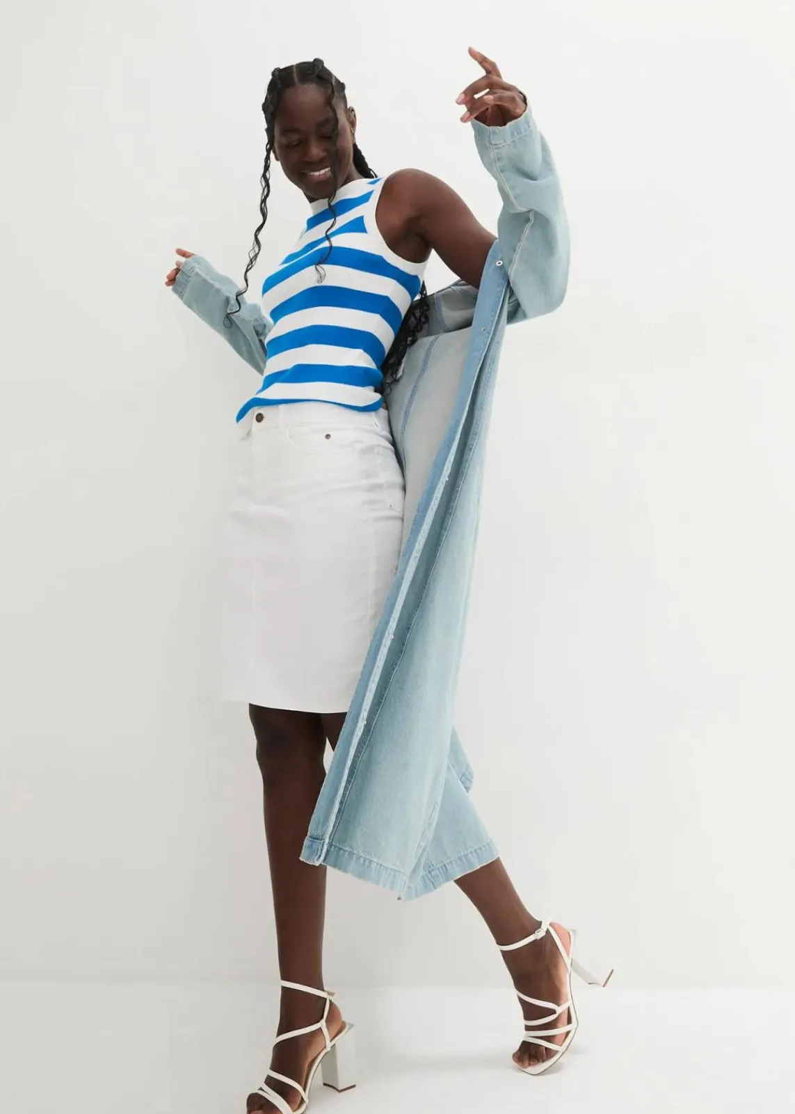 Stretch-Jeansrock|bonprix Online