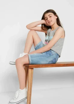 Stretch-Jeans-Shorts Mid Waist|bonprix Outlet