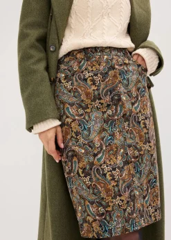 Stretchrock mit Baumwolle|bonprix Outlet