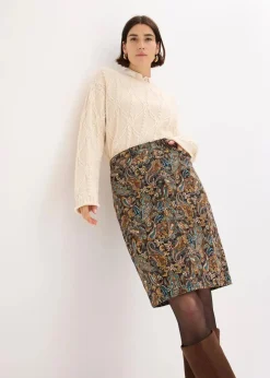 Stretchrock mit Baumwolle|bonprix Outlet