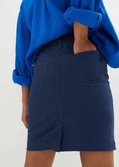 bonprix Bekleidung·Sportbekleidung|Röcke|Stretch-Rock mit Lycra-Anteil tiefblau