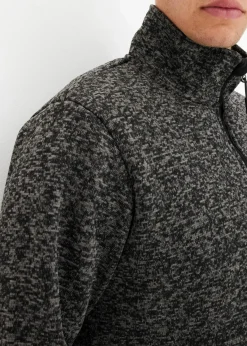 Strick-Fleecejacke mit Teddyfutter|bonprix Discount