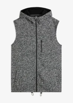 Strickfleece-Weste mit Kapuze|bonprix Sale