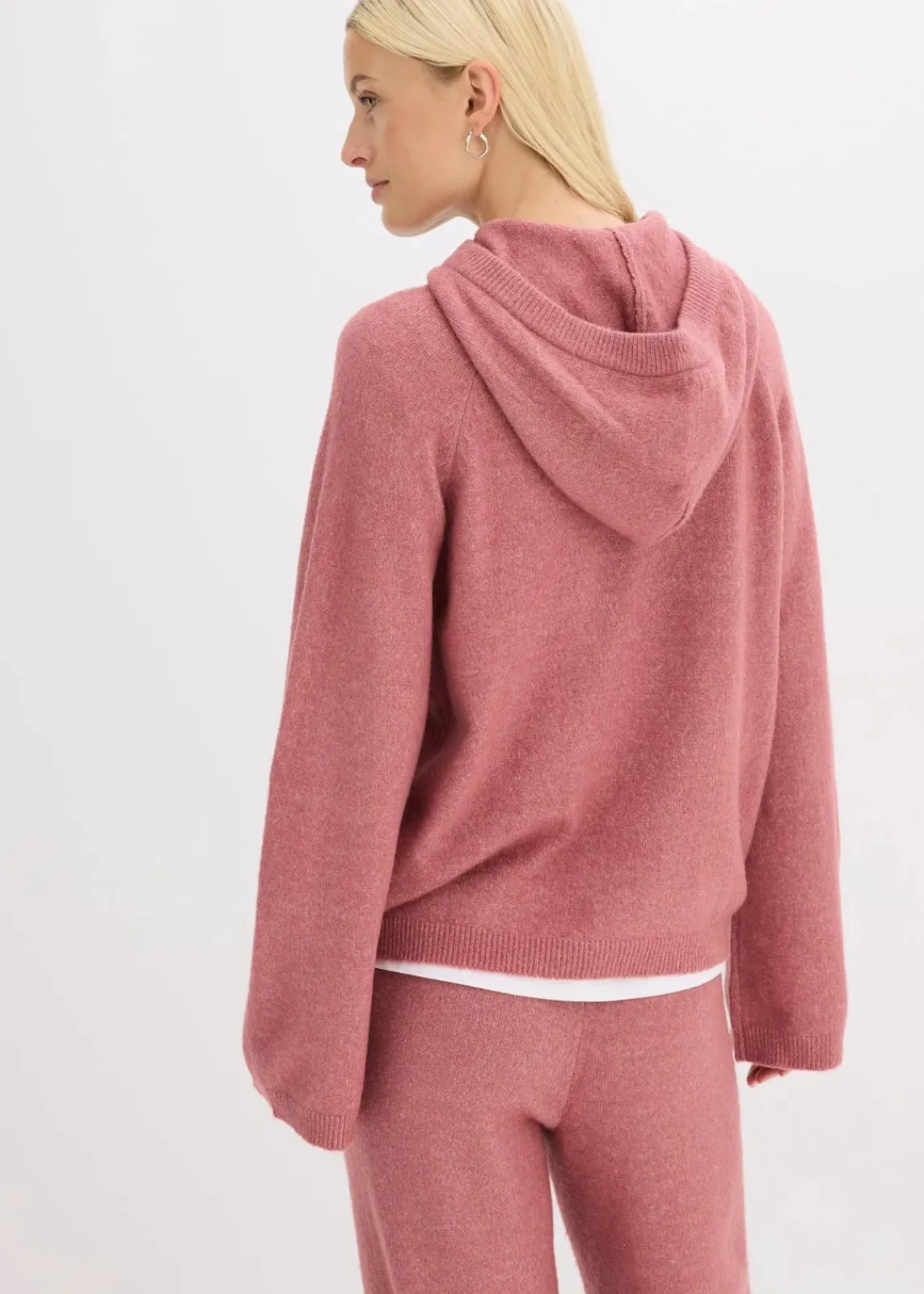 bonprix Pullover & Strickjacken|Strickmode|Strick-Hoodie softbeere