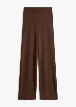 bonprix Bekleidung·Kleider|Hosen|Strickhose aus softem Viskose-Mix braun