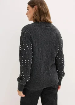 Strickjacke|bonprix Discount