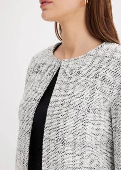 bonprix Bekleidung·Umstandsmode|Bekleidung·Jeans|Strickjacke aus Baumwoll-Mix schwarz/wollweiß