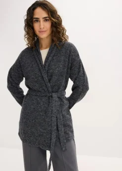 Strickjacke aus flauschigem Hairy Knit|bonprix