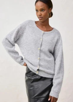 Strickjacke aus wärmendem Alpaka-Mix|bonprix Sale