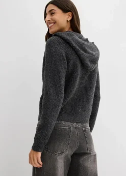 Strickjacke mit Kapuze|bonprix New