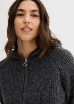 Strickjacke mit Kapuze|bonprix New