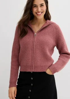 Strickjacke mit Kapuze|bonprix Discount