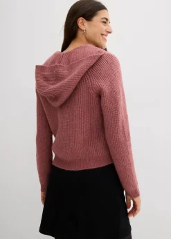 Strickjacke mit Kapuze|bonprix Discount