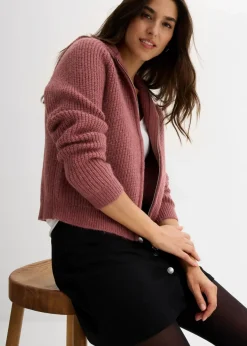 Strickjacke mit Kapuze|bonprix Discount