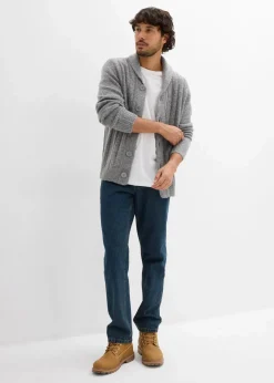 Strickjacke mit Rippenmuster|bonprix Discount