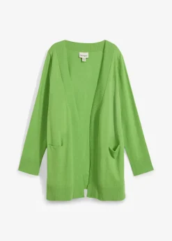 Strickjacke mit Taschen, Langarm|bonprix