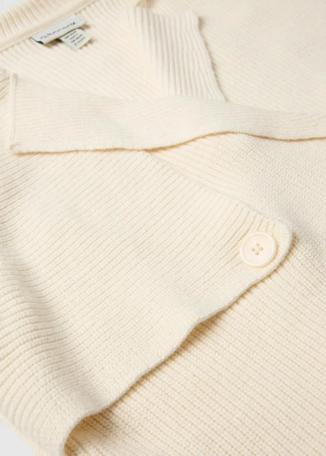 bonprix Pullover & Strickjacken|Strickmode|Strickjacke mit Wolle naturbeige