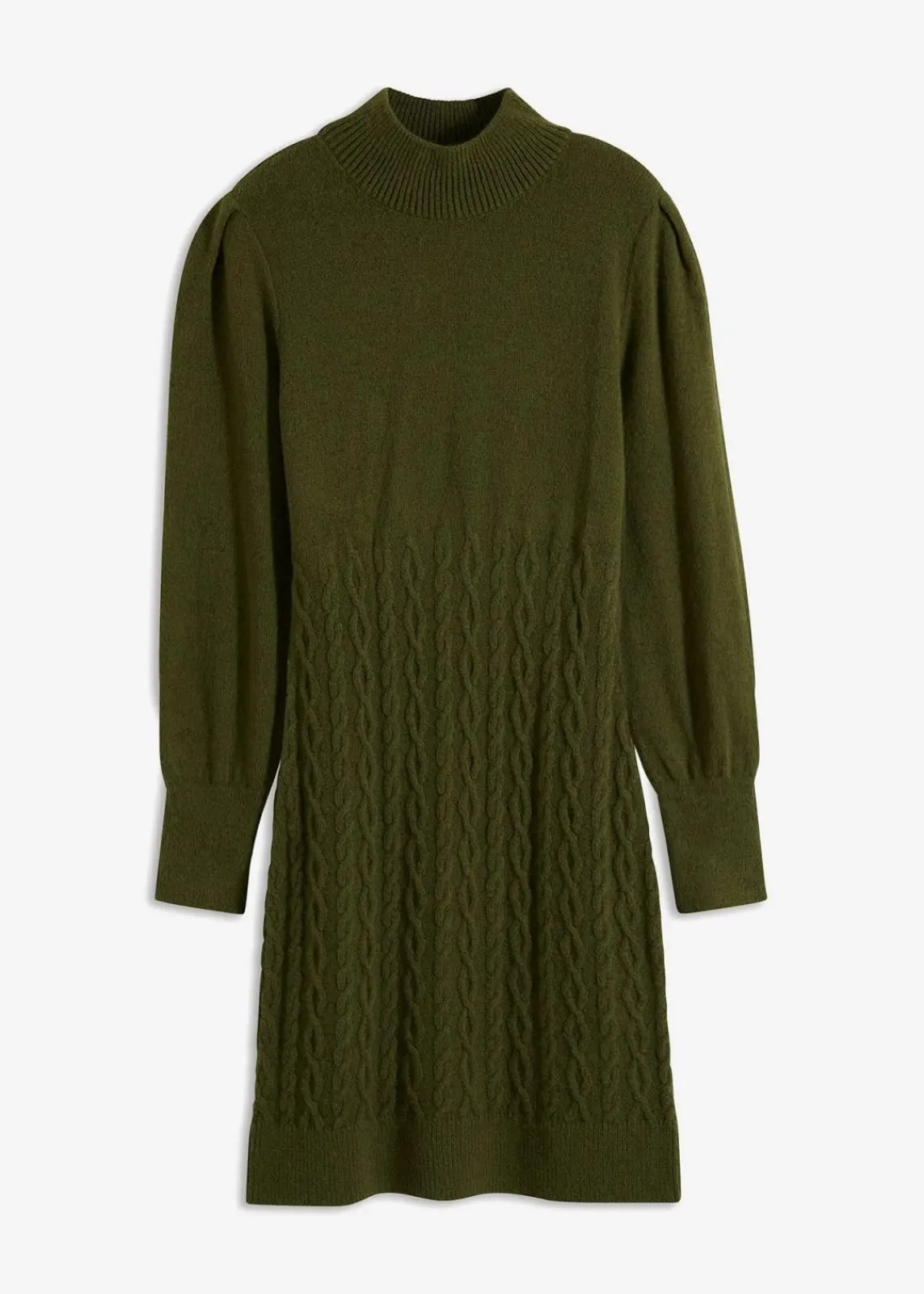 bonprix Strickmode|Kleider|Strickkleid khaki