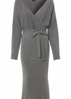 Strickkleid aus fließendem Viskose-Mix|bonprix Hot