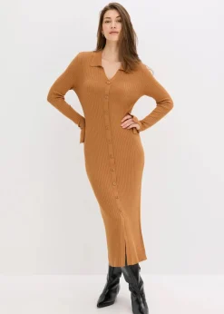 Strickkleid aus softem Viskose-Mix|bonprix Discount