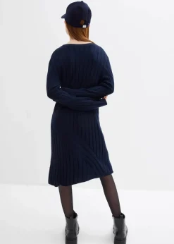 Strickkleid aus softem Viskose-Mix|bonprix Online