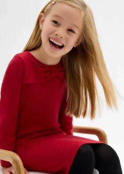 bonprix Mädchen 2-8 Jahre·Kleider & Röcke|Strickkleid aus softem Viskose-Mix chillirot
