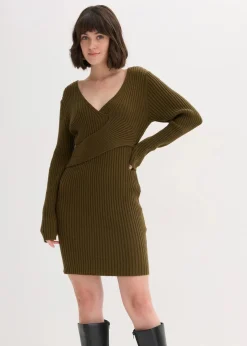 bonprix Bekleidung·Umstandsmode|Bekleidung·Pullover & Strickjacken|Strickkleid aus Viskose-Mix erdoliv