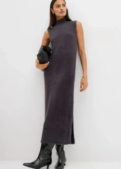 Strickkleid aus Viskose-Mix|bonprix Clearance