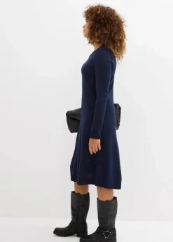 bonprix Bekleidung·Umstandsmode|Bekleidung·Röcke|Strickkleid in ausgestellter Form dunkelblau