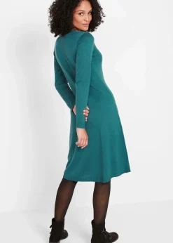 Strickkleid in ausgestellter Form|bonprix New