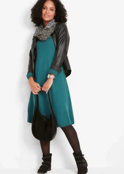 Strickkleid in ausgestellter Form|bonprix New