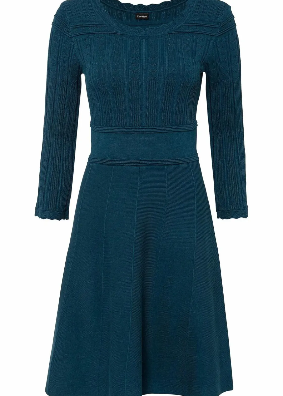 Strickkleid mit Ajourmuster|bonprix Clearance