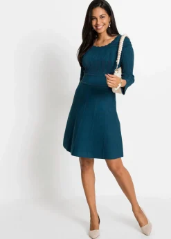 Strickkleid mit Ajourmuster|bonprix Clearance