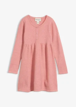Strickkleid mit dekorativer Knopfleiste|bonprix Hot