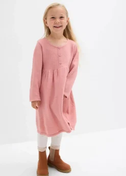 Strickkleid mit dekorativer Knopfleiste|bonprix Hot
