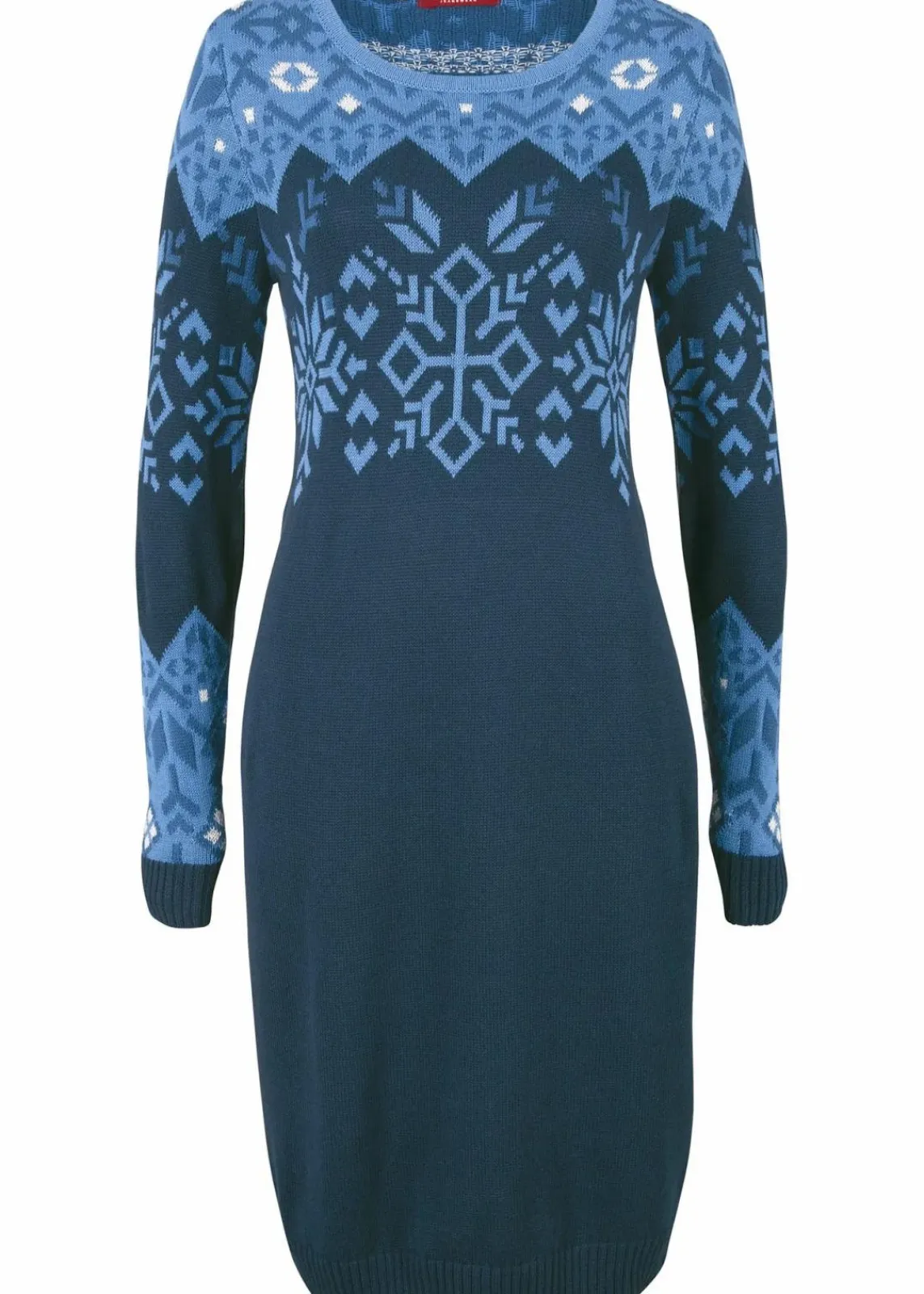 Strickkleid mit Norwegermuster|bonprix New