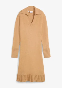 Strickkleid mit Polokragen|bonprix New
