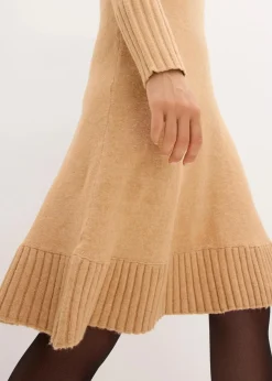 Strickkleid mit Polokragen|bonprix New