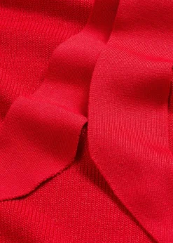 Strickkleid mit Schleife aus softem Viskose-Mix|bonprix Outlet