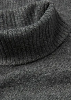 Strickkleid mit Schlitz|bonprix Outlet