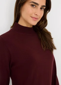 Strickkleid mit Stehkragen|bonprix New