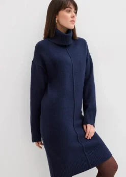Strickkleid mit Ziernaht|bonprix Online