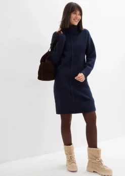 Strickkleid mit Ziernaht|bonprix Online