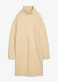 Strickkleid mit Ziernaht|bonprix Discount