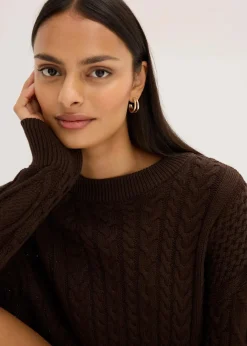 Strickkleid mit Zopfmuster|bonprix Best