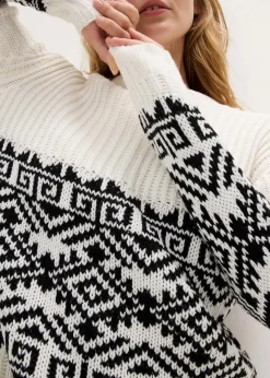 Strickkleid Norweger|bonprix Clearance